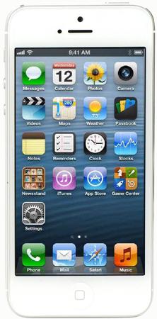 Смартфон Apple iPhone 5 64Gb White & Silver - Сосногорск