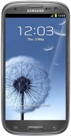 Смартфон Samsung Galaxy S3 GT-I9300 16Gb Titanium grey - Сосногорск